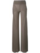 Rick Owens Lilies Panelled Pocket Trousers, Women's, Size: 40, Brown, Viscose/cotton/polyamide