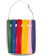 Sara Battaglia Plissé Bucket Bag - Multicolour