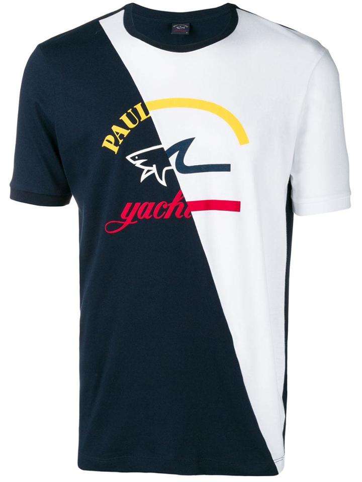 Paul & Shark Yacht Print T-shirt - Blue
