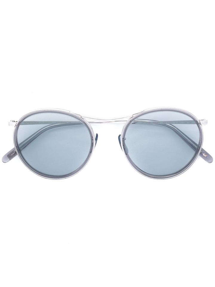 Oliver Peoples Mp-3 30th Round Frame Sunglasses - Metallic