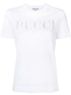 Emilio Pucci Logo Printed T-shirt - White