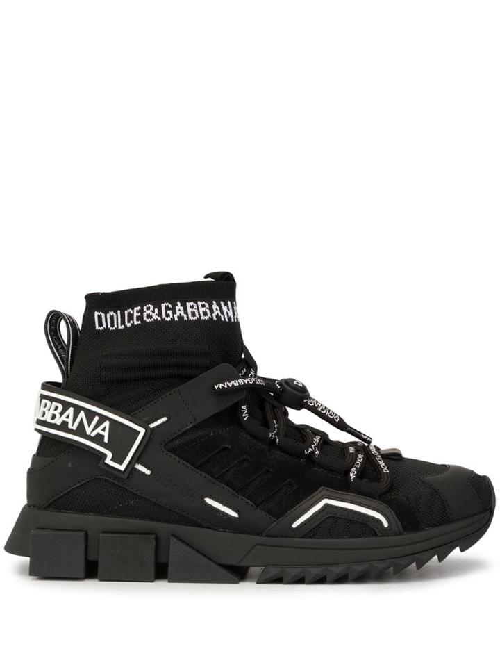Dolce & Gabbana Sorrento High-top Sneakers - Black