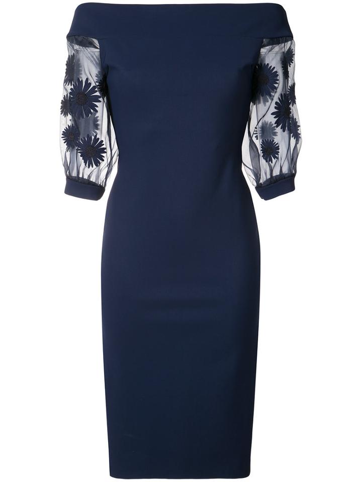 Chiara Boni La Petite Robe - Elke Dress - Women - Polyamide/spandex/elastane - 42, Blue, Polyamide/spandex/elastane