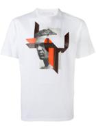 Neil Barrett Graphic Print T-shirt, Men's, Size: Xxs, White, Cotton