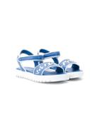 Ermanno Scervino Junior Teen Studded Open-toe Sandals - Blue