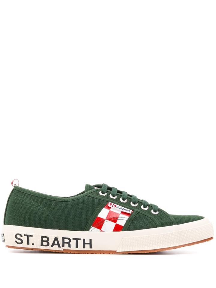 Mc2 Saint Barth Logo Sole Sneakers - Green