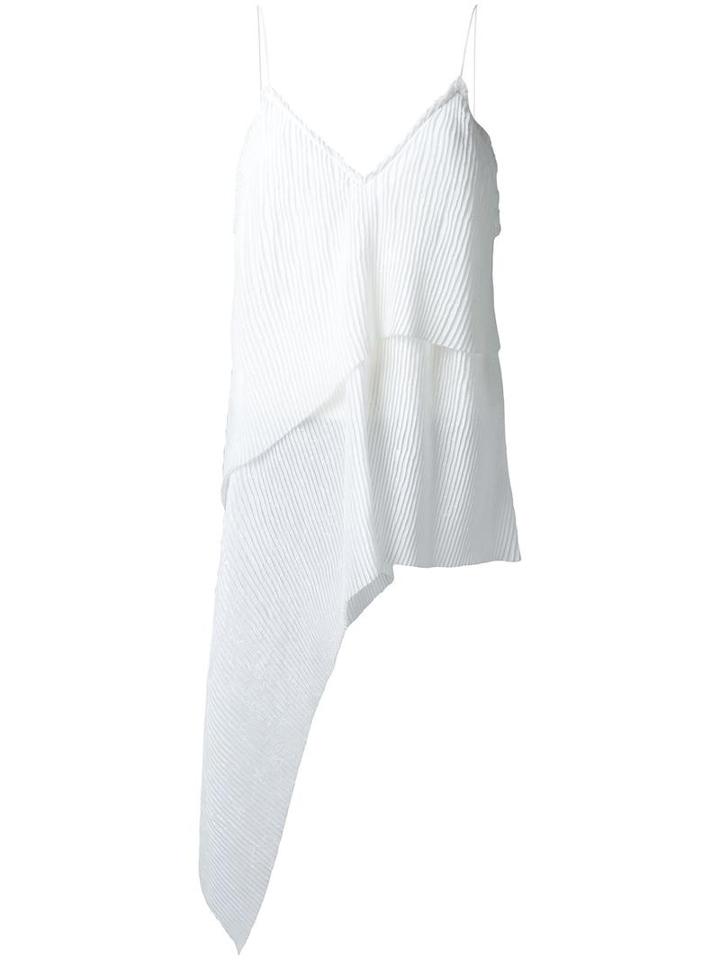 Manning Cartell High Low Hem Top, Women's, Size: 6, White, Polyester