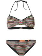 Missoni Striped Halterneck Bikini Top - Multicolour