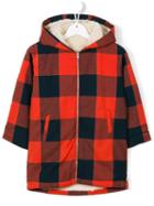 Tiny Cottons Large Checked Pattern Parka, Boy's, Size: 8 Yrs, Blue