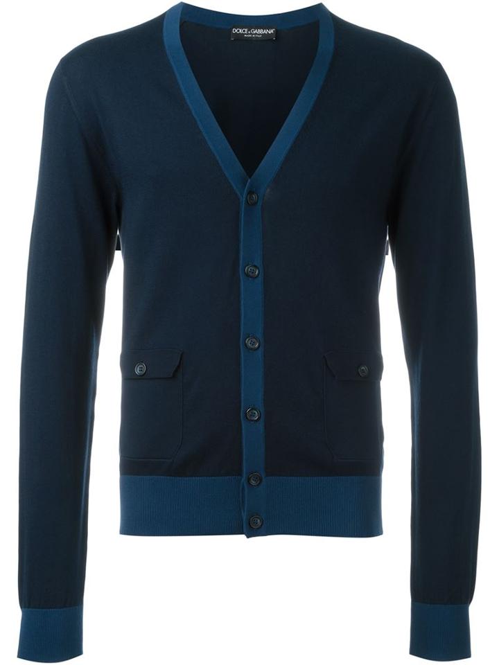 Dolce & Gabbana Tonal Trim Cardigan