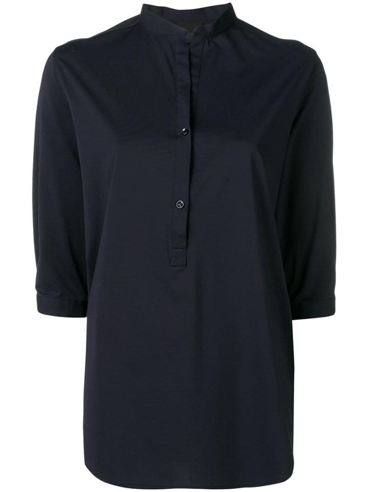 Rrd Collarless Shirt - Blue