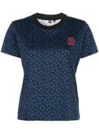 Opening Ceremony Floral Print Logo T-shirt - Black