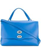 Zanellato Double-lock Studded Bag - Blue