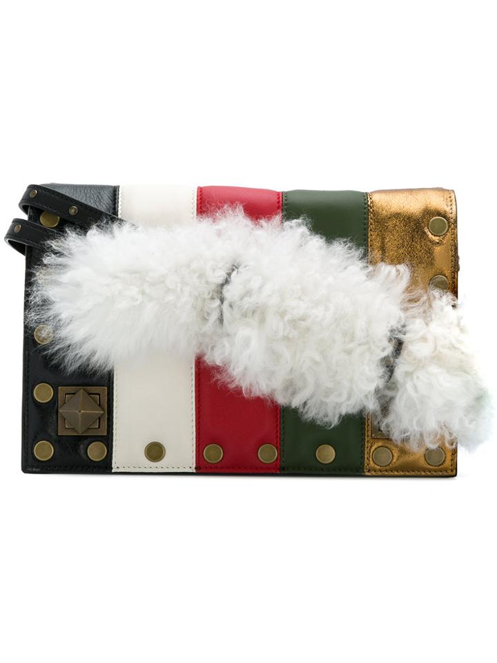 Sonia Rykiel Striped Shoulder Bag - Multicolour