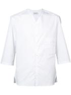 Lemaire - V-neck Shirt - Men - Cotton/spandex/elastane - 52, White, Cotton/spandex/elastane