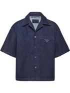 Prada Shortsleeved Denim Shirt - Blue