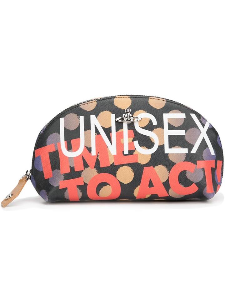 Vivienne Westwood 'unisex' Print Make Up Bag