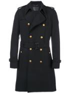 Dolce & Gabbana Double Breasted Coat - Black