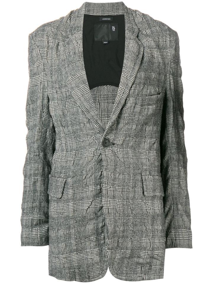 R13 Prince Of Wales Blazer - Black