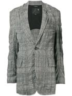 R13 Prince Of Wales Blazer - Black