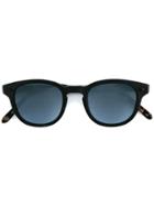 Garrett Leight Warren Round-frame Sunglasses - Black