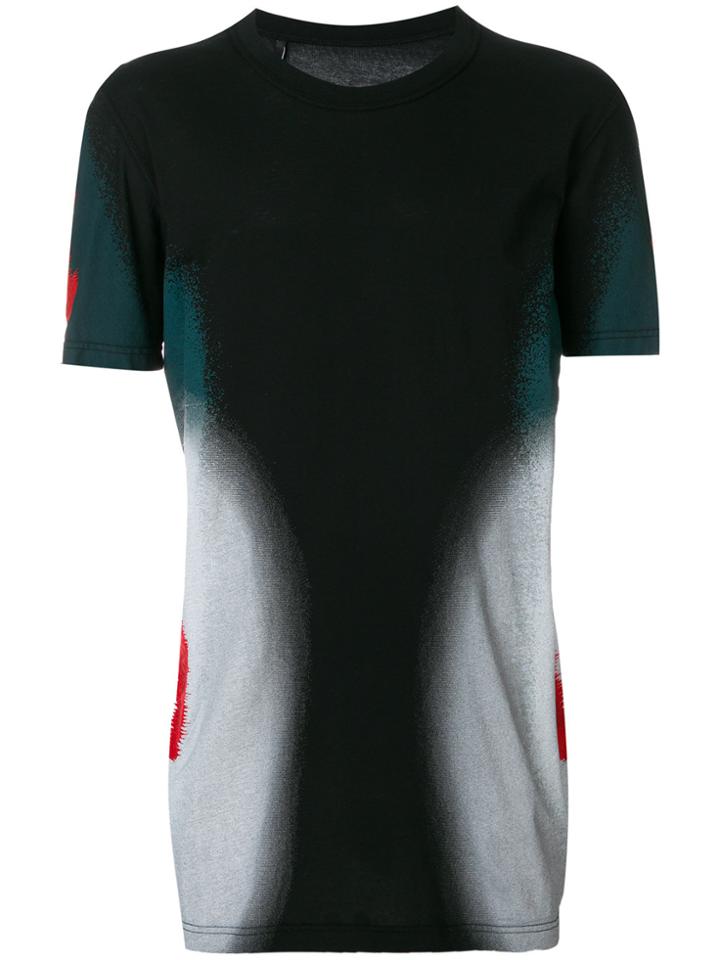 11 By Boris Bidjan Saberi Faded Effect T-shirt - Black