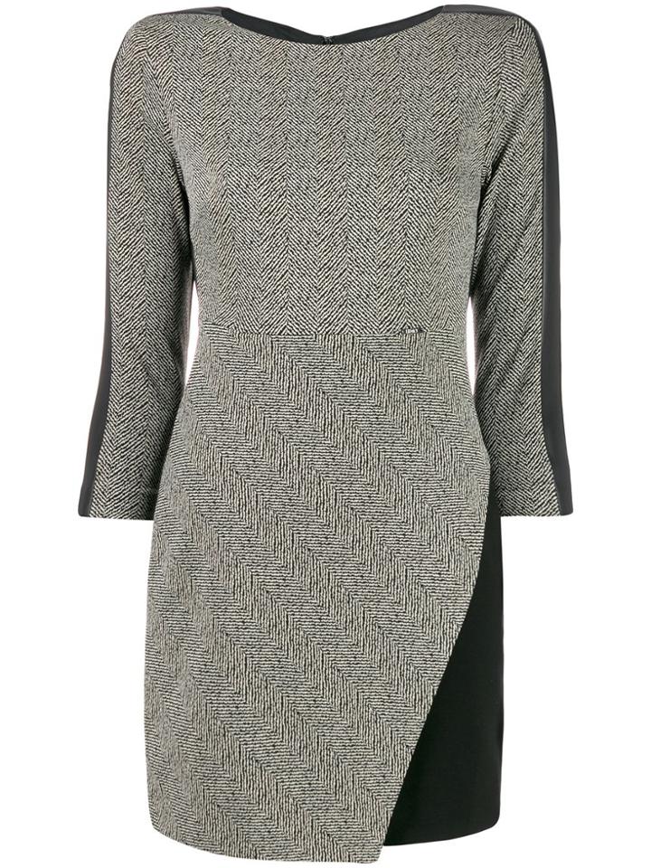 Liu Jo Panelled Mini Dress - White