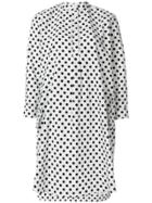Peter Jensen Polka Dot Shirt Dress - White