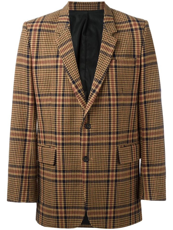 Ami Alexandre Mattiussi Two Button Long Jacket - Brown