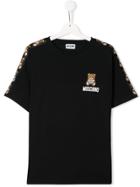 Moschino Kids Branded T-shirt - Black