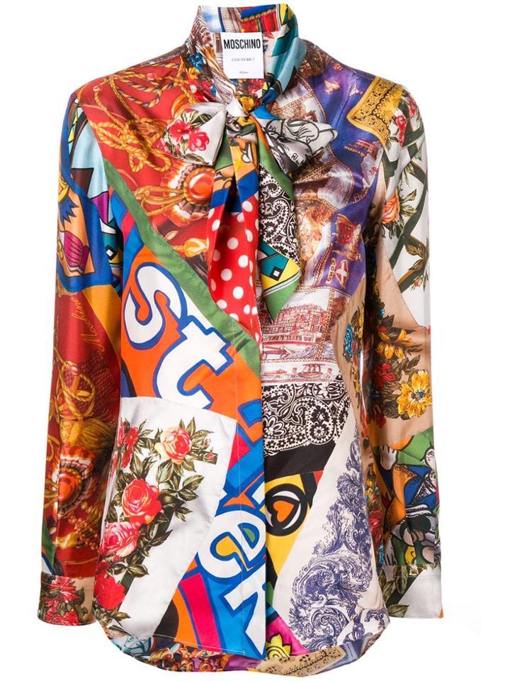 Moschino Printed Silk Shirt - Multicolour