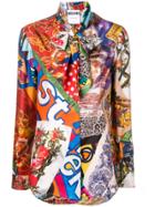 Moschino Printed Silk Shirt - Multicolour