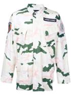 Sankuanz - Camouflage Jacket - Men - Cotton/polyester - M, White, Cotton/polyester