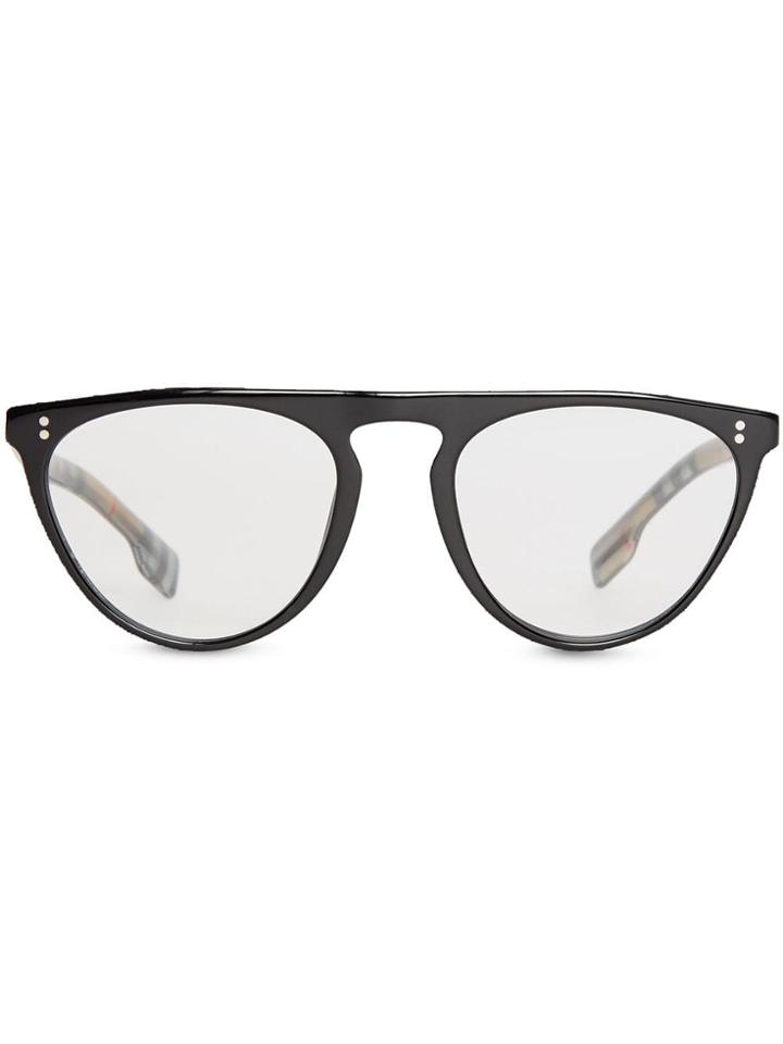 Burberry Eyewear Keyhole D-shaped Optical Frames - Black