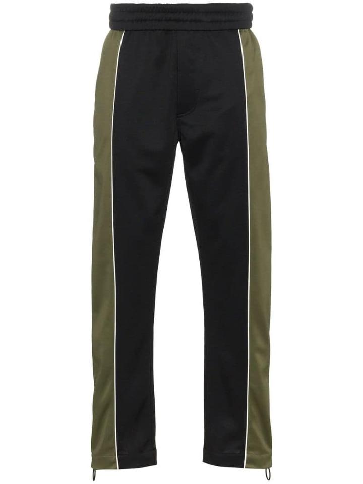 Off-white X Browns Green And Black Track Pants
