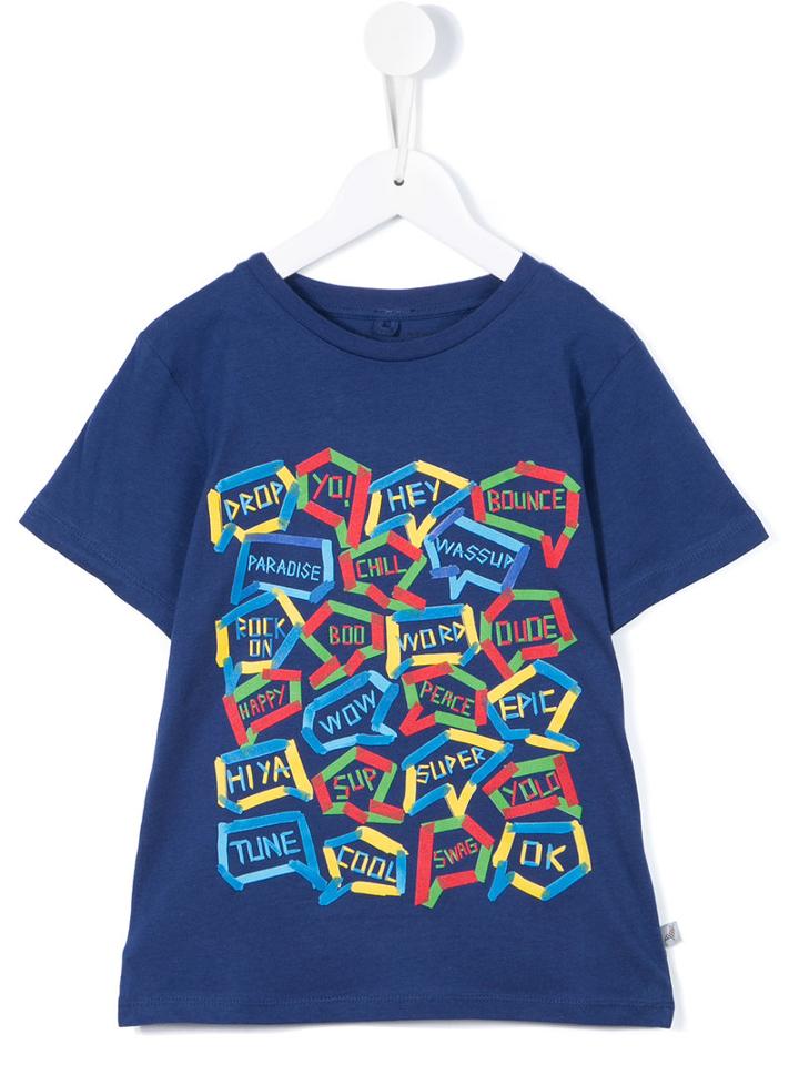 Stella Mccartney Kids Printed T-shirt, Size: 10 Yrs, Blue