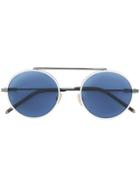 Fendi Eyewear Round Aviators - Metallic
