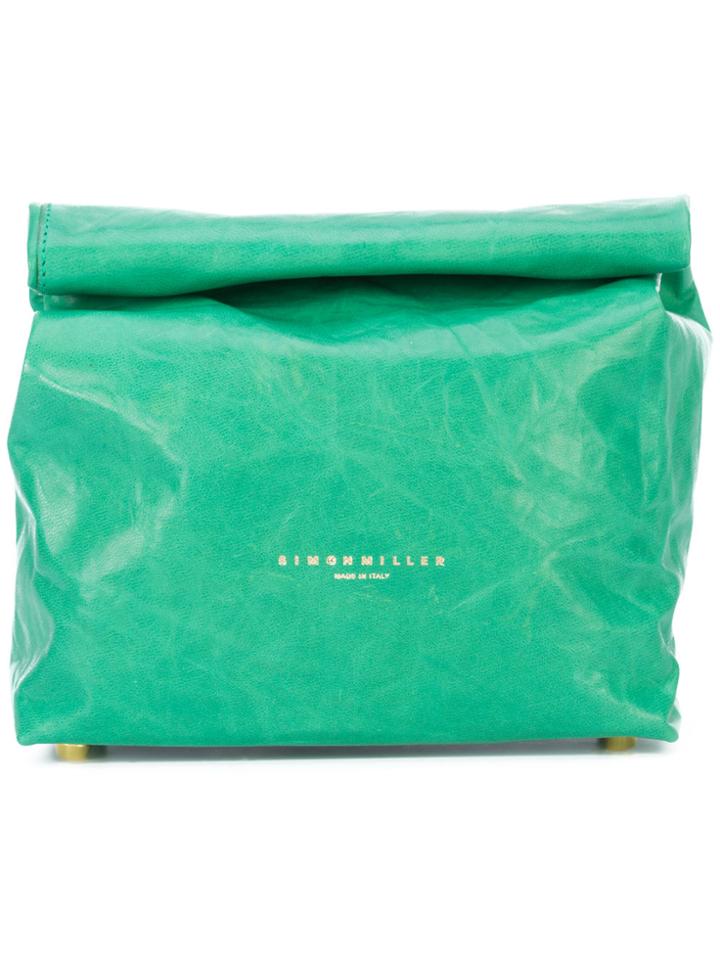 Simon Miller Lunchbox Clutch Bag - Green