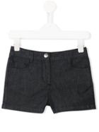 Moncler Kids Denim Shorts, Girl's, Size: 8 Yrs, Black