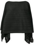 Pleats Please By Issey Miyake - Pleated Blouse - Women - Polyester - One Size, Black, Polyester