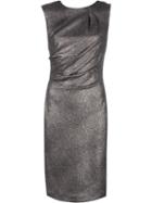 Alberto Makali Metallic Midi Dress