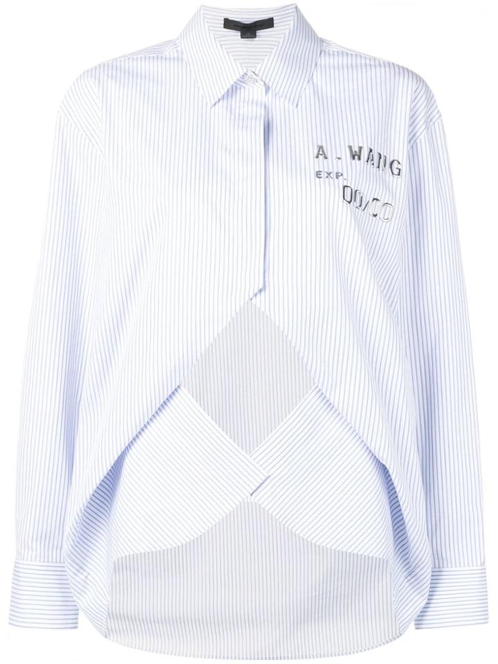 Alexander Wang Layered Striped Shirt - Blue