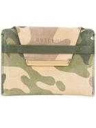 Buscemi Camouflage Print Cardholder - Green
