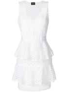 Liu Jo Fitted Cut Out Detailed Dress - White