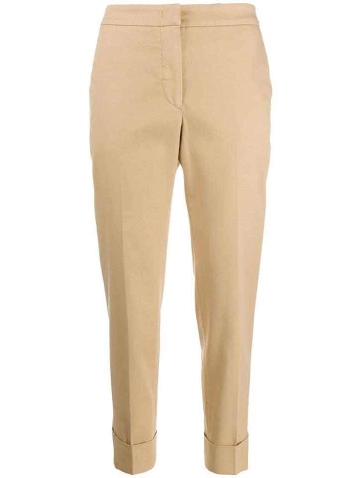 Pt01 High-waisted Trousers - Neutrals