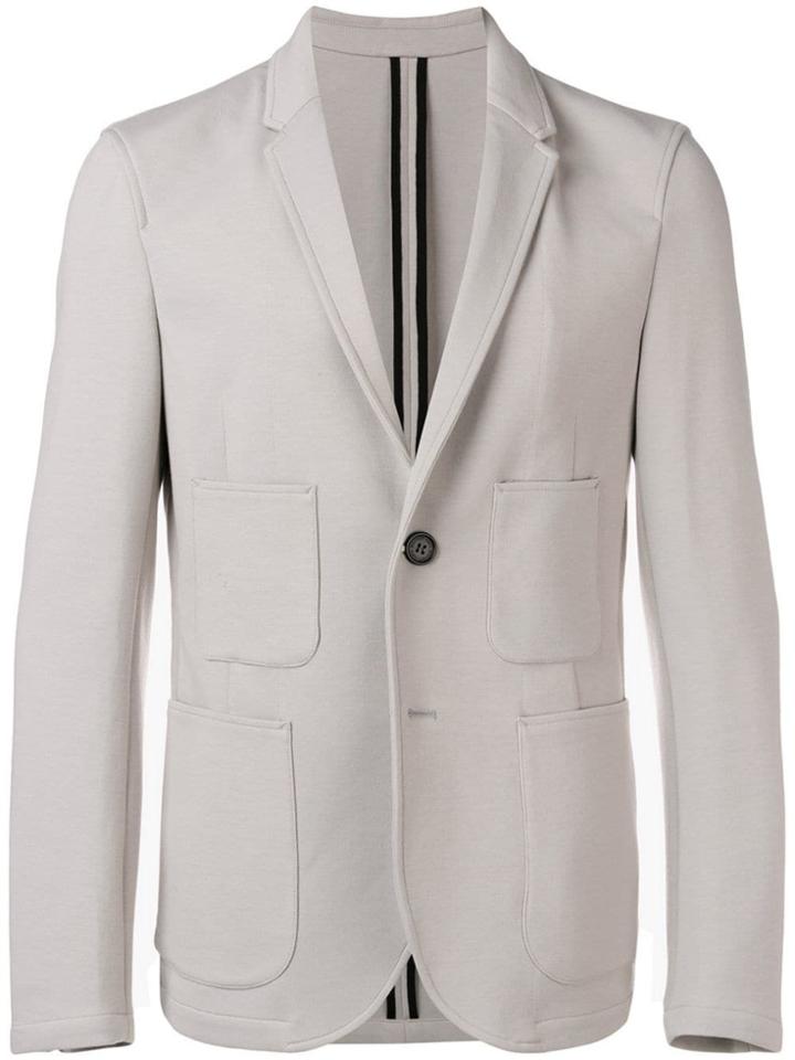 Neil Barrett Front Pockets Blazer - Neutrals