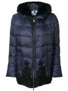 Blumarine Embroidered Padded Jacket - Blue