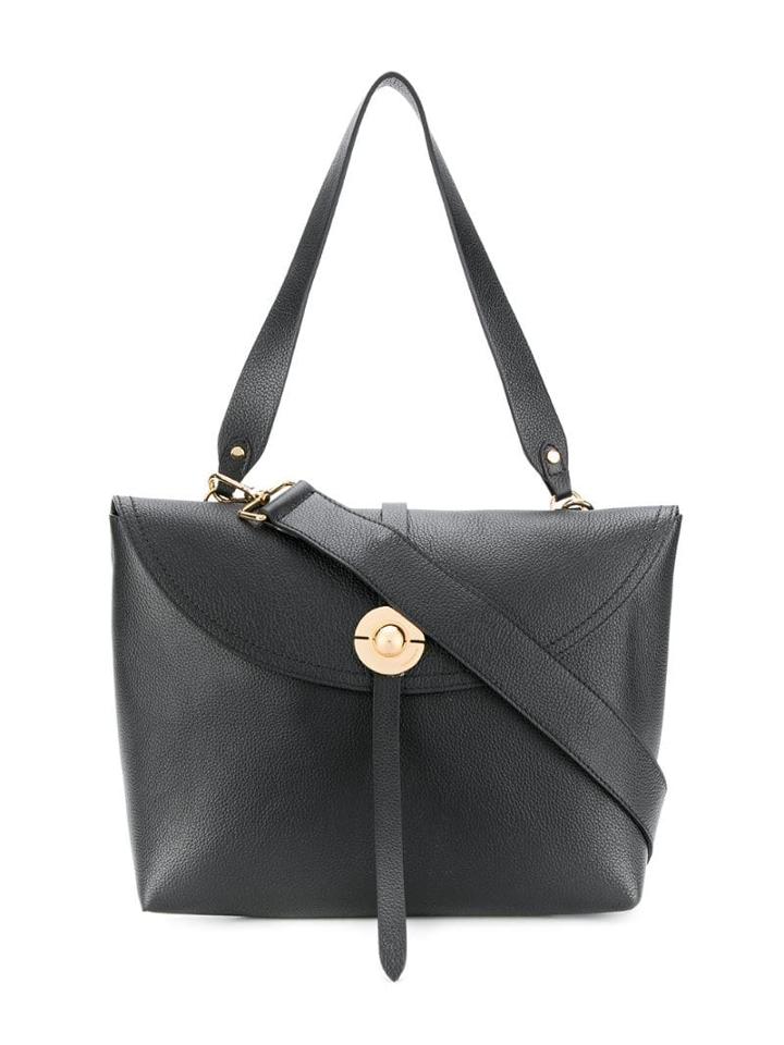 Coccinelle Strap Detail Tote - Black