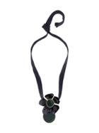 Marni Flower Necklace, Black
