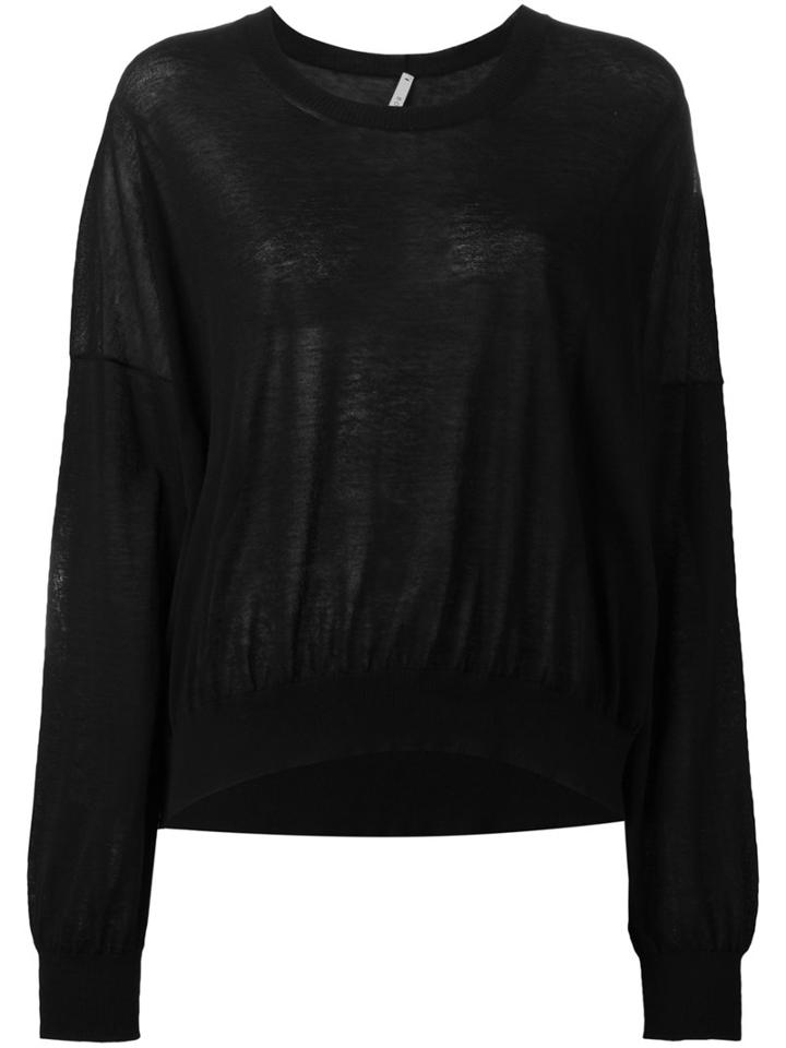 Boboutic Knitted Top, Women's, Size: Xs, Black, Cotton